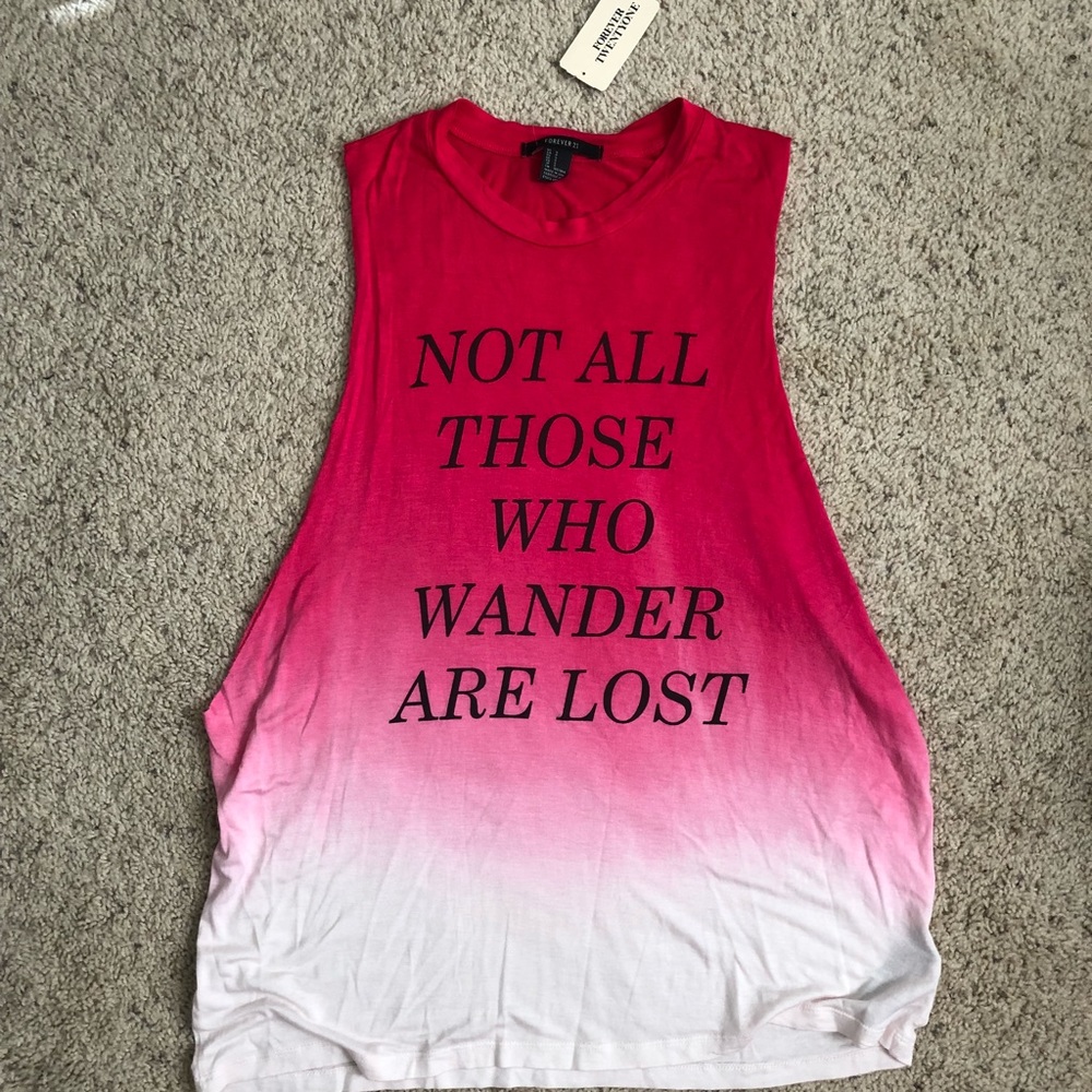 Ombré tank top